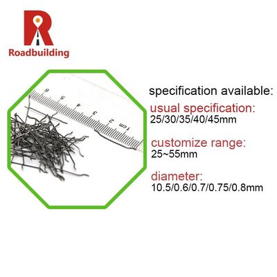 End Hook Steel Fiber For Courtyard Construction Non Secondary